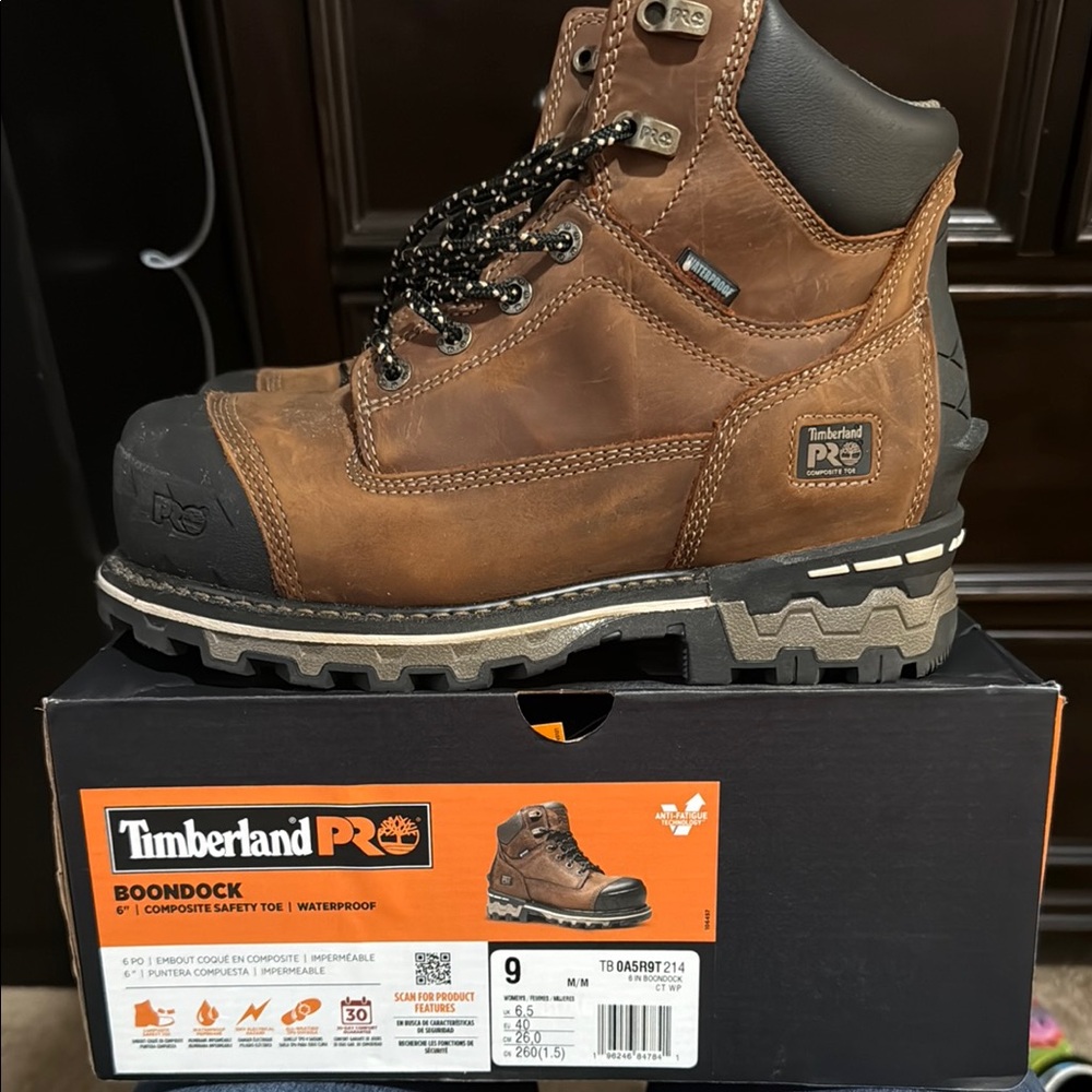 Timberland PRO Brown Leather Work Boots